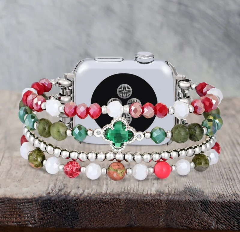Merry Luck Stretch Apple Watch Strap