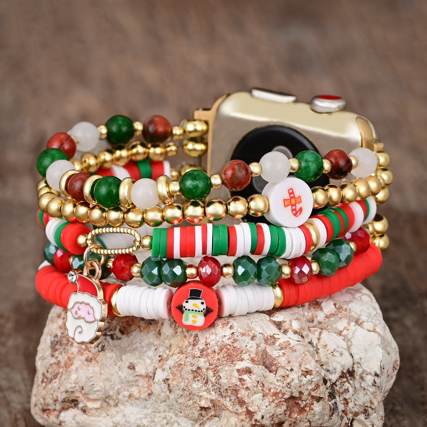 Santa Chic Stretch Watch Strap