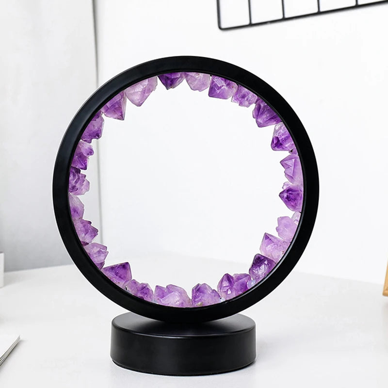 Spiritual Chakra Energy Amethyst Lamp