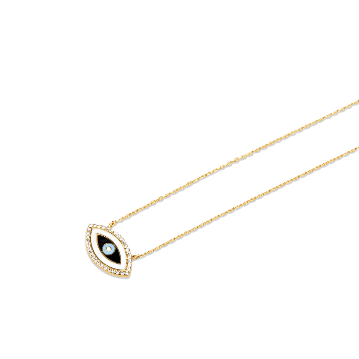 Evil Eye 24K Gold Vermeil Necklace