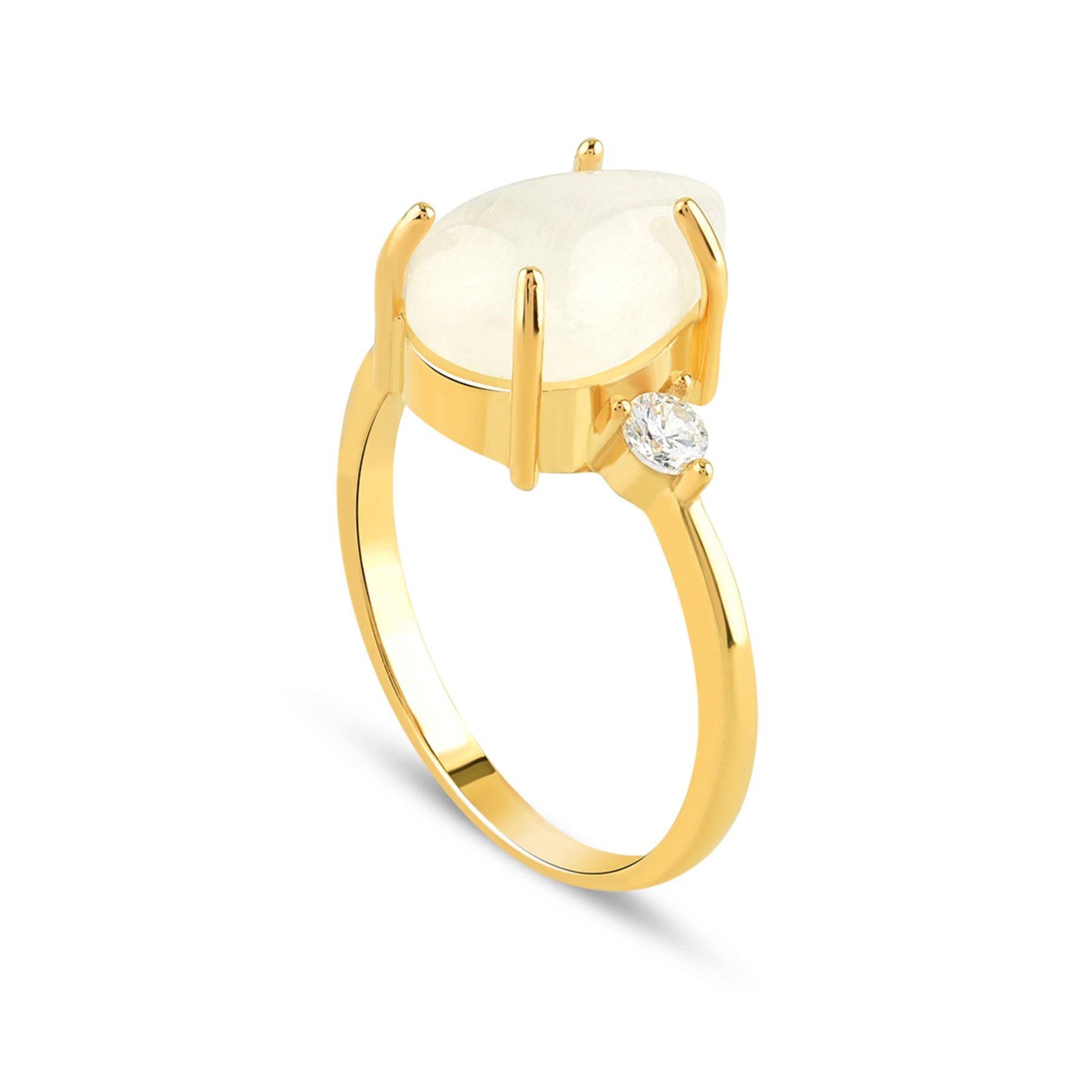 Lacrima Moonstone Gold Ring