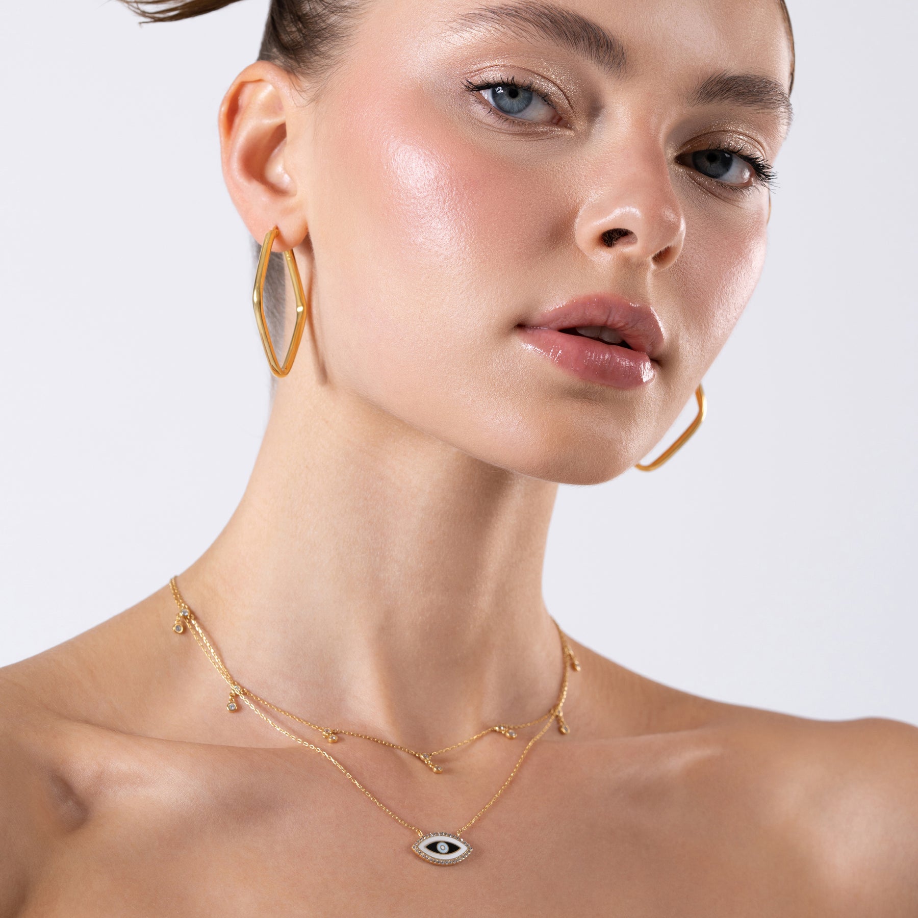 Evil Eye 24K Gold Vermeil Necklace