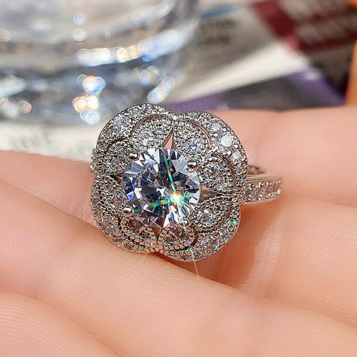 Luxury Design Ring - Rings - Pretland | Spiritual Crystals & Jewelry