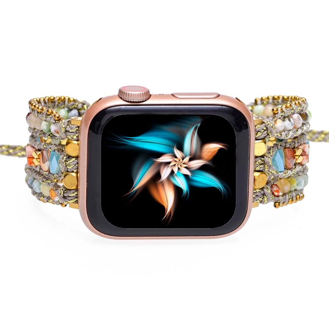 Stylish Natural Agate Apple Watch Strap - Apple Watch Straps - Pretland | Spiritual Crystals & Jewelry