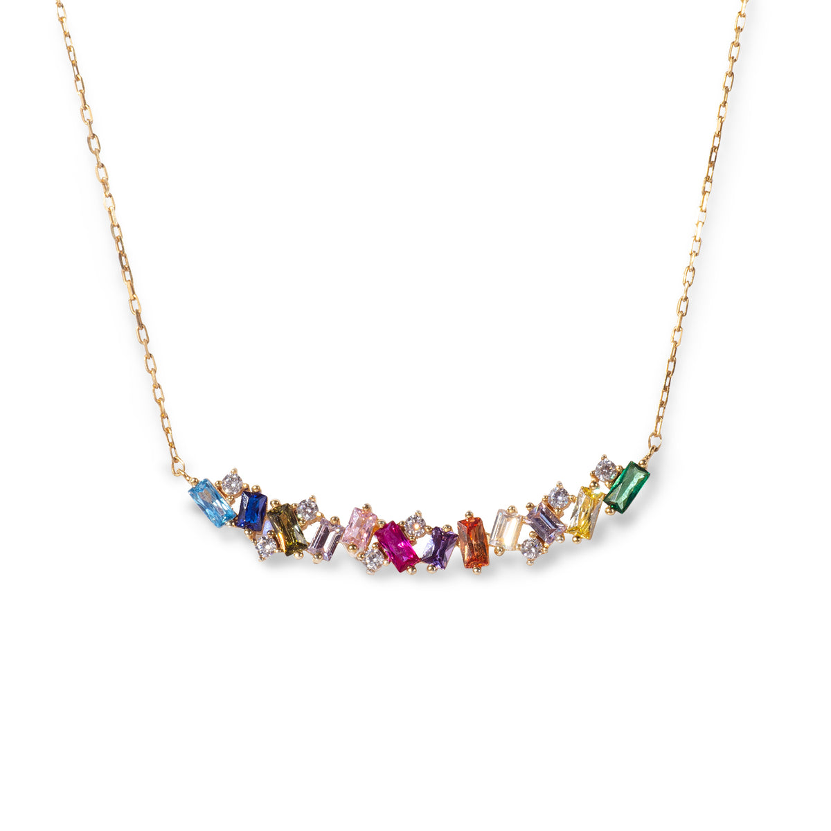 Helen Chakra 24K Gold Necklace - Gold Vermeil Necklace - Pretland | Spiritual Crystals & Jewelry