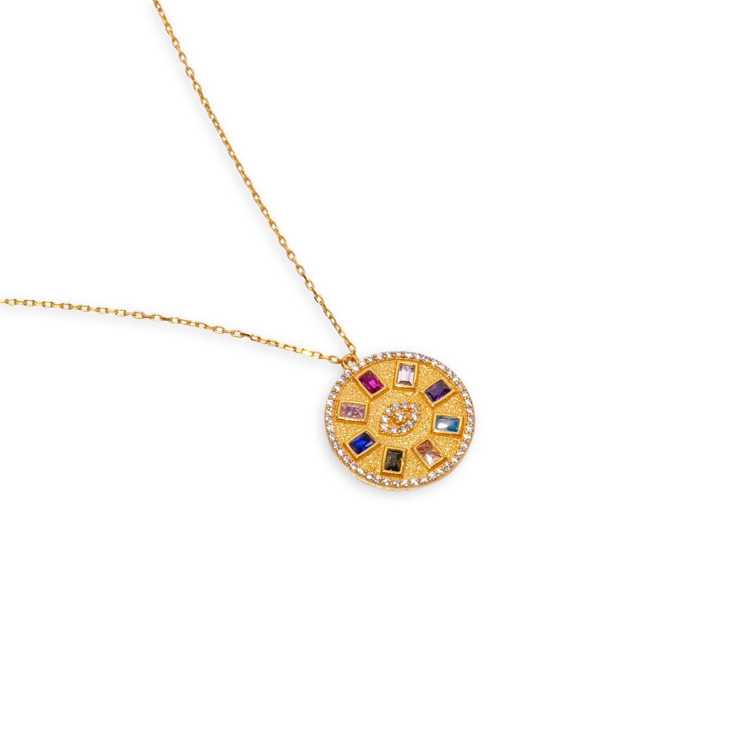Talisman Chakra 24K Gold Necklace - Gold Vermeil Necklace - Pretland | Spiritual Crystals & Jewelry