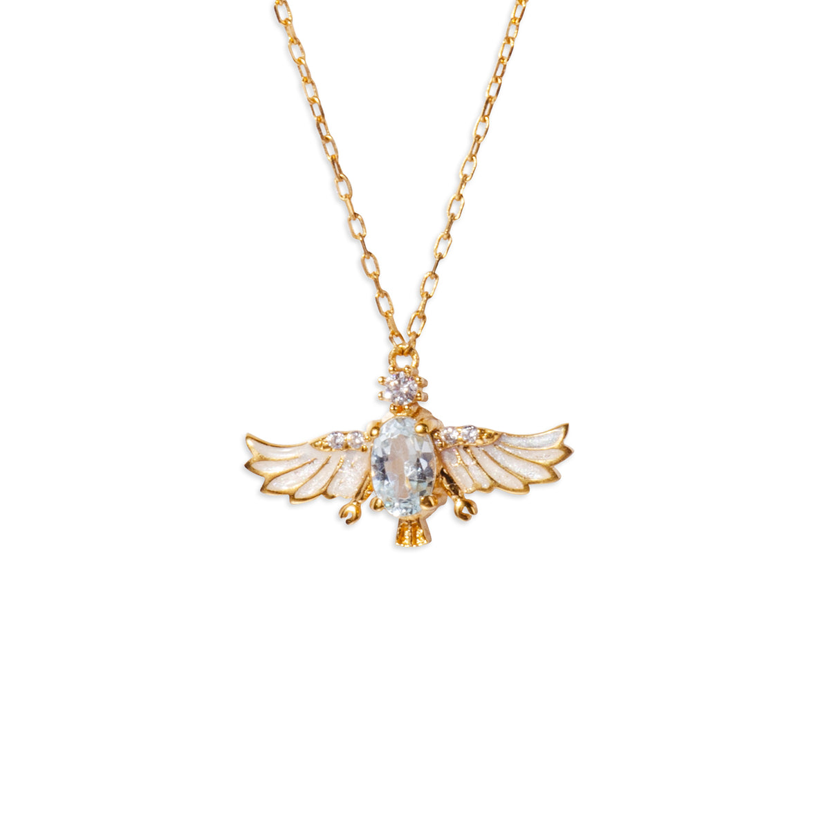 Phoenix Topaz 24K Gold Necklace - Gold Vermeil Necklace - Pretland | Spiritual Crystals & Jewelry