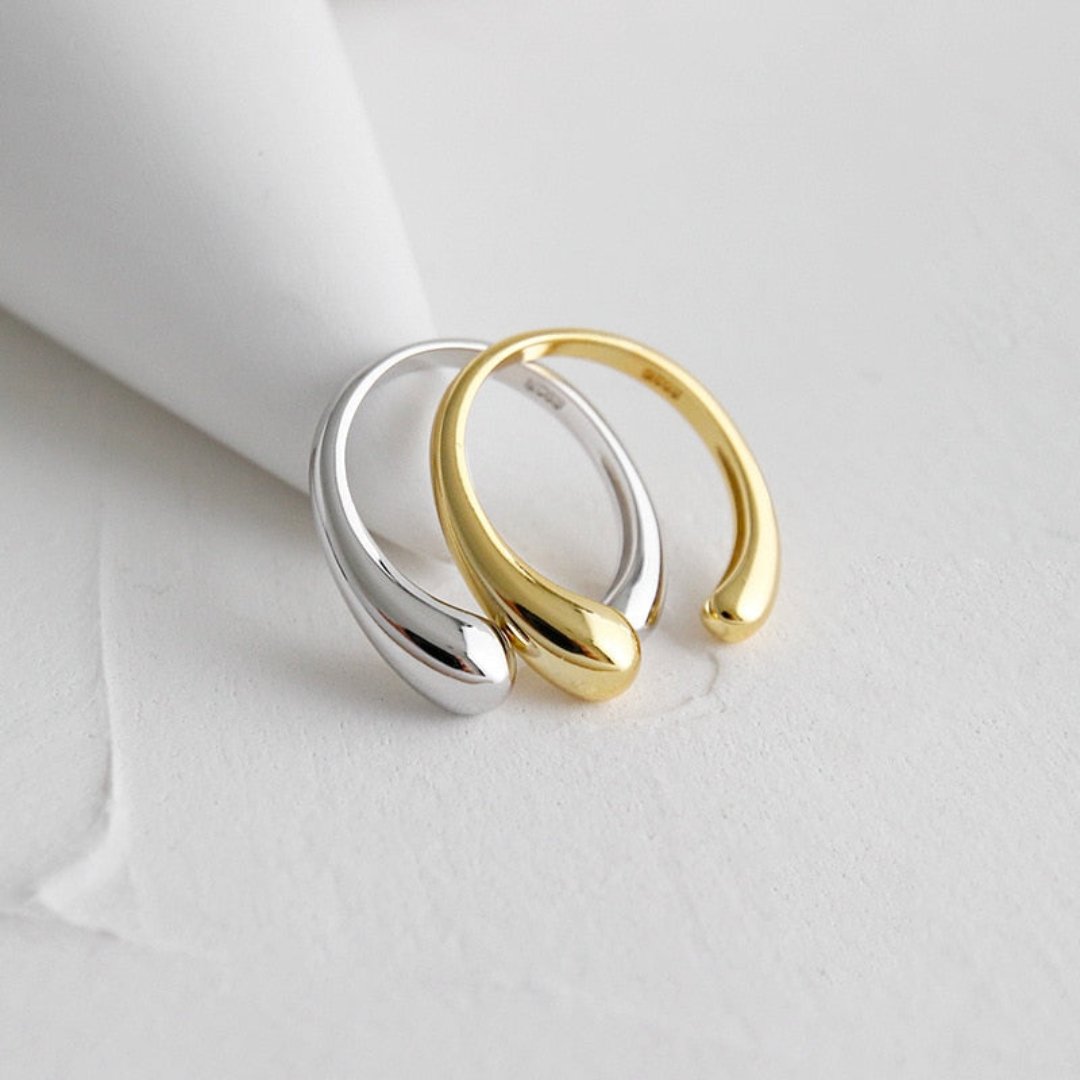 Camilla 925 Sterling Silver Adjustable Ring - Rings - Pretland | Spiritual Crystals & Jewelry