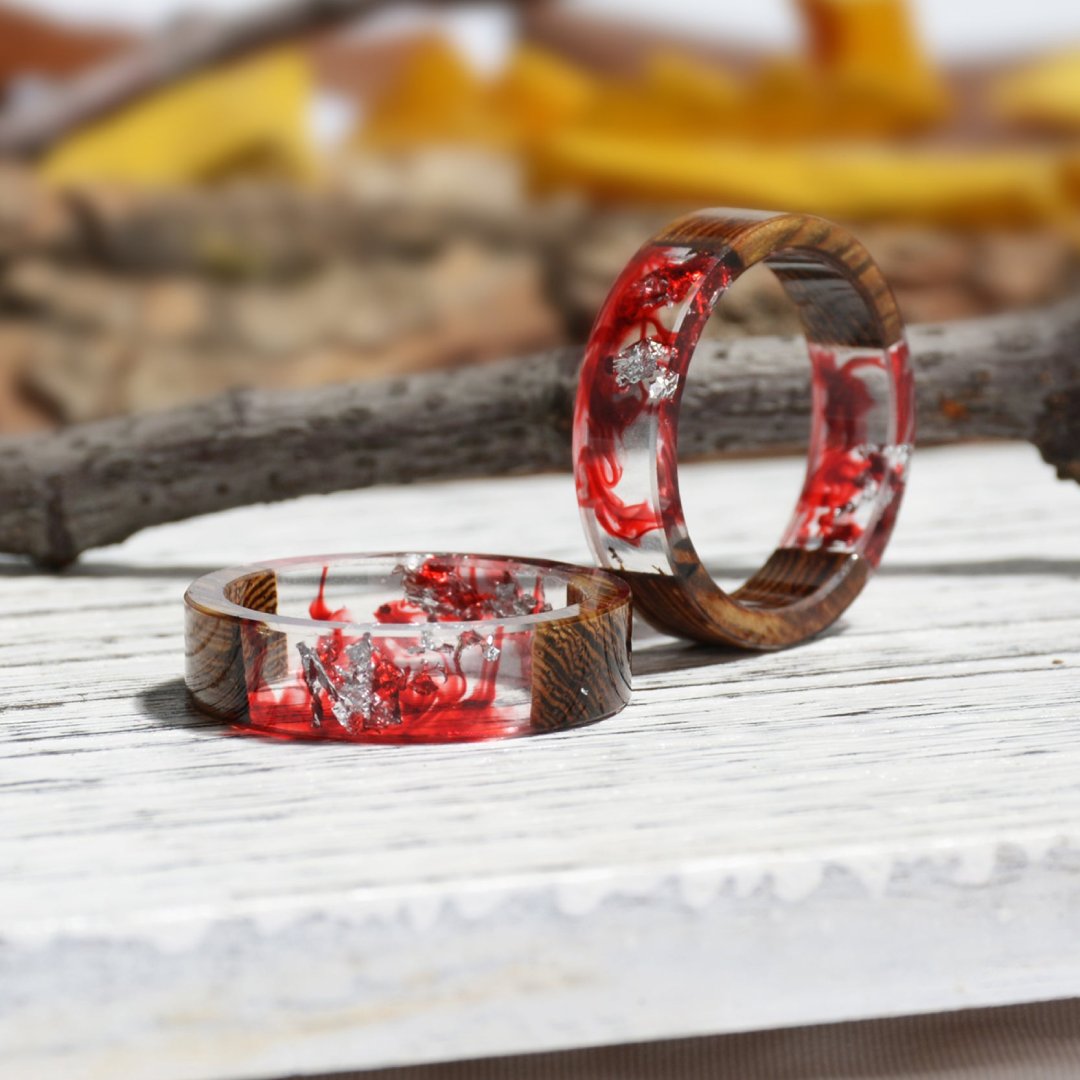 Pretty Handicraft Wooden Ring - Rings - Pretland | Spiritual Crystals & Jewelry
