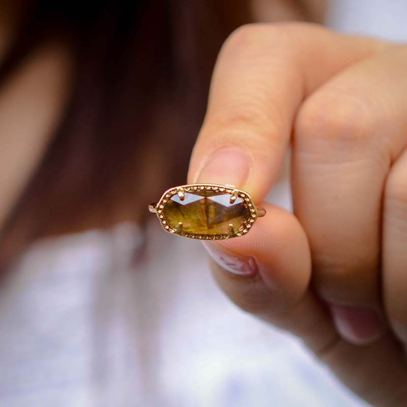 Natural Labradorite Special Ring - Rings - Pretland | Spiritual Crystals & Jewelry