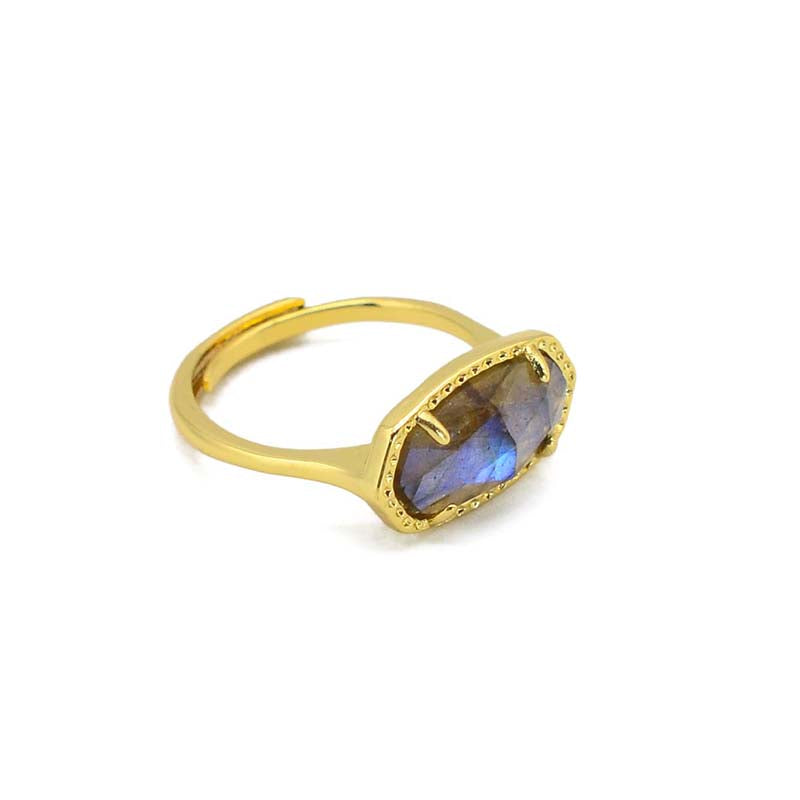 Natural Labradorite Special Ring - Rings - Pretland | Spiritual Crystals & Jewelry