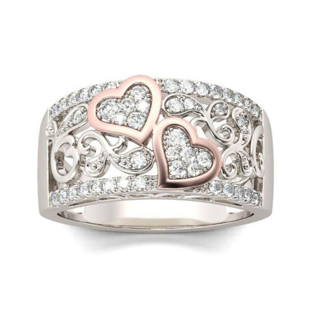 Love Zirconia 925 Sterling Silver Ring - Rings - Pretland | Spiritual Crystals & Jewelry
