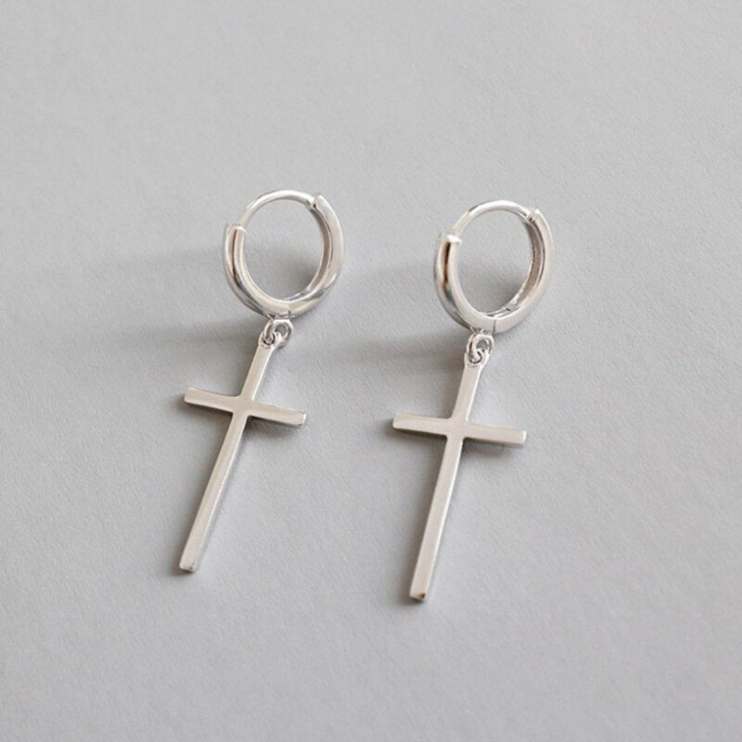 Hannah 925 Sterling Silver Earrings - Drop Earrings - Pretland | Spiritual Crystals & Jewelry