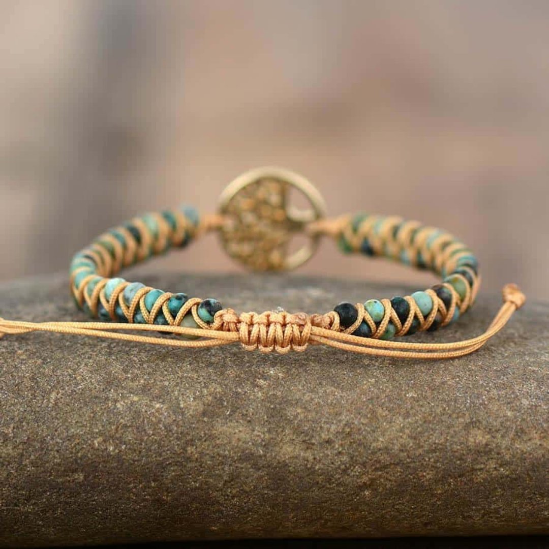 African Tree Of Life Bracelet Man - Bracelets - Pretland | Spiritual Crystals & Jewelry