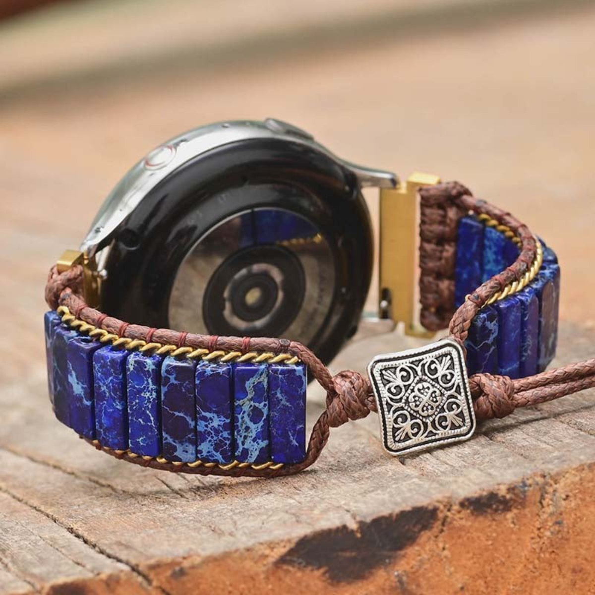 Trendy Blue Emperor Samsung Watch Strap - Samsung Watch Straps - Pretland | Spiritual Crystals & Jewelry