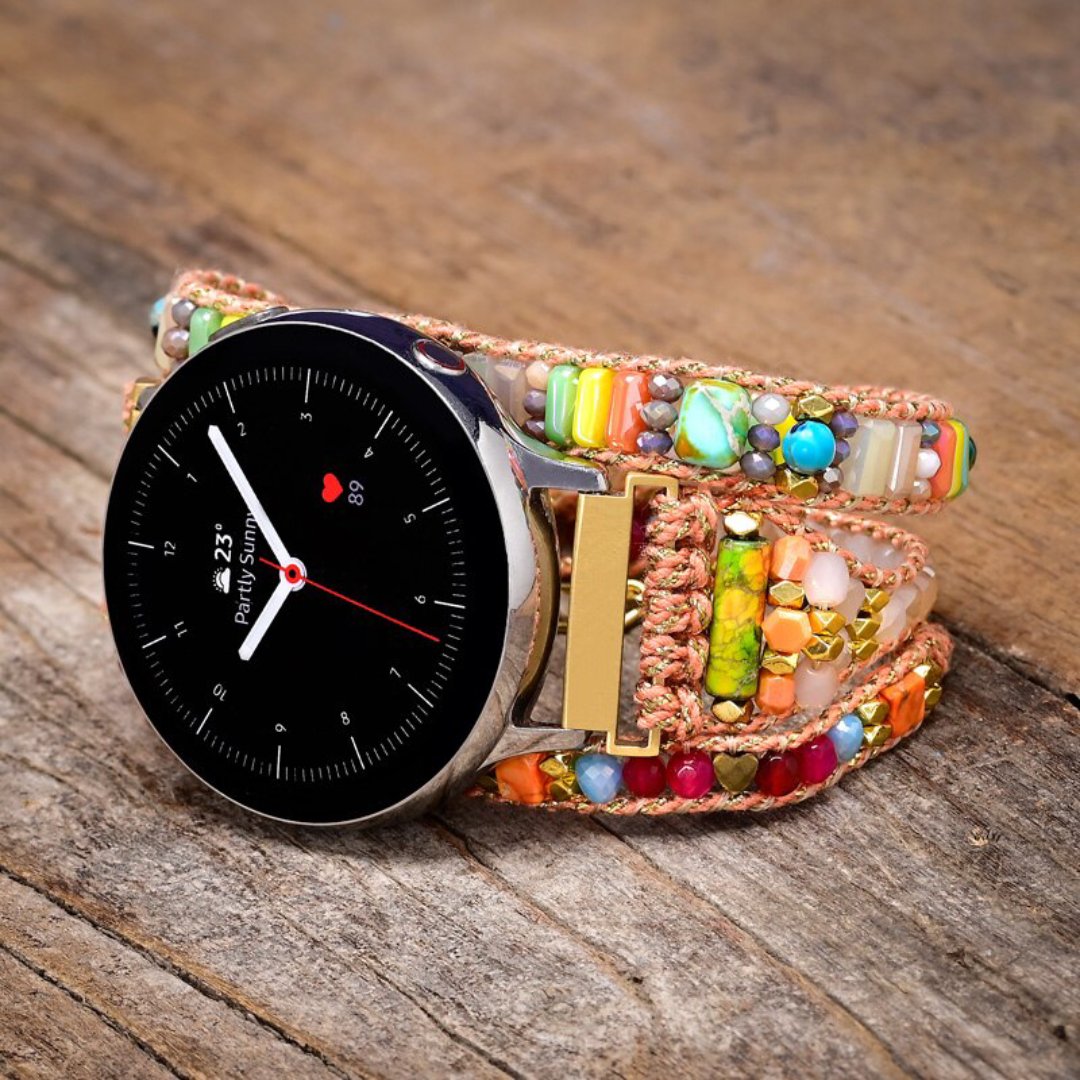 Creative Colorful Stone Samsung Watch Strap - Samsung Watch Straps - Pretland | Spiritual Crystals & Jewelry