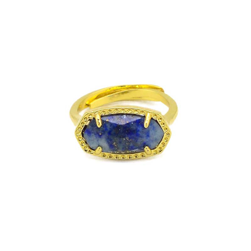 Natural Lapis Lazuli Special Ring - Rings - Pretland | Spiritual Crystals & Jewelry