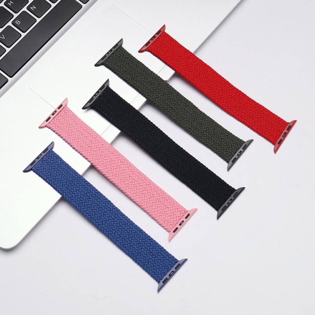 Braided Solo Black Apple Watch Strap - Apple Watch Straps - Pretland | Spiritual Crystals & Jewelry