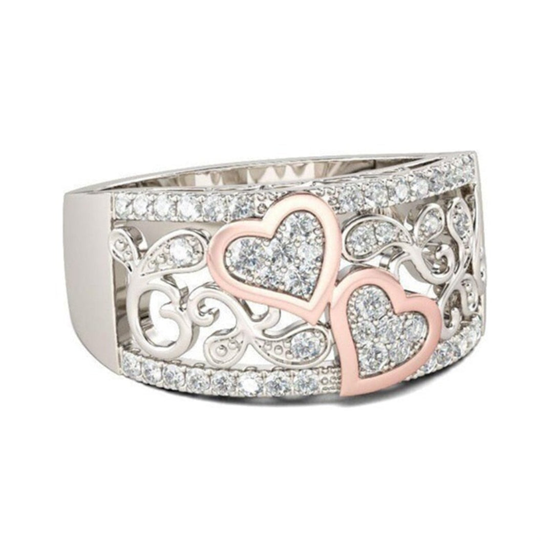 Love Zirconia 925 Sterling Silver Ring - Rings - Pretland | Spiritual Crystals & Jewelry