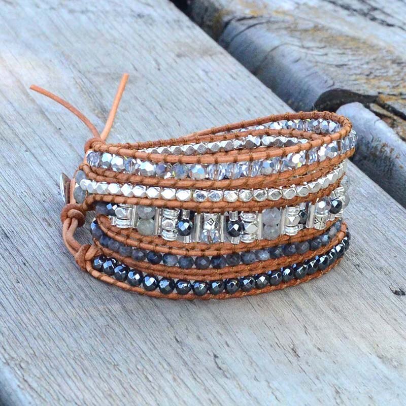 Spiritual Boho Chic Wrap Bracelet - Wrap Bracelets - Pretland | Spiritual Crystals & Jewelry