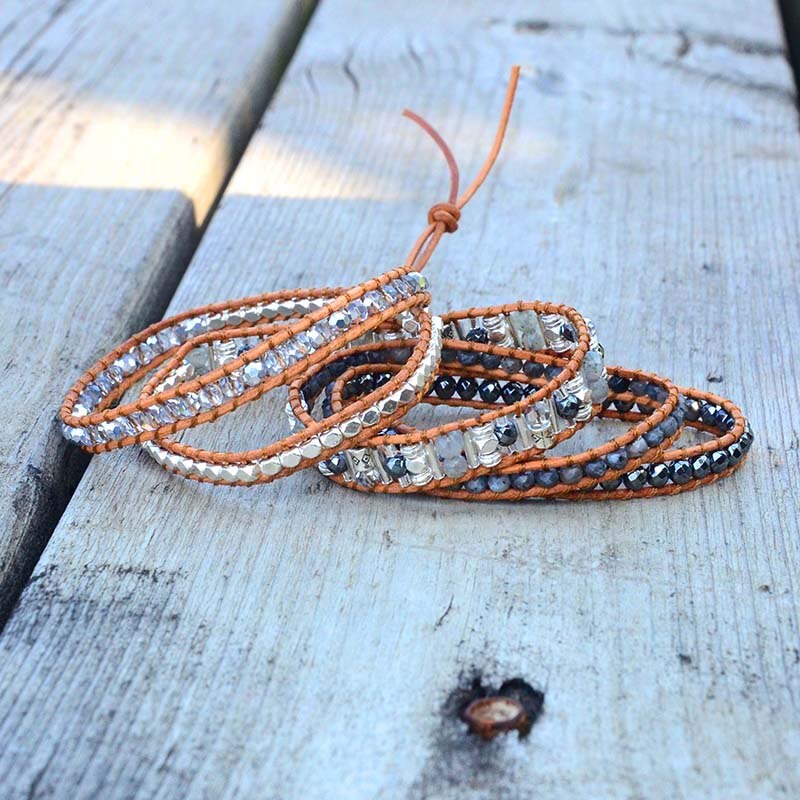 Spiritual Boho Chic Wrap Bracelet - Wrap Bracelets - Pretland | Spiritual Crystals & Jewelry
