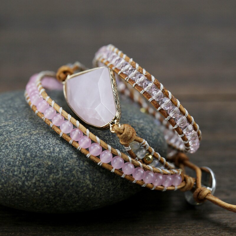 Inner Peace Crystal Bracelet - Wrap Bracelets - Pretland | Spiritual Crystals & Jewelry