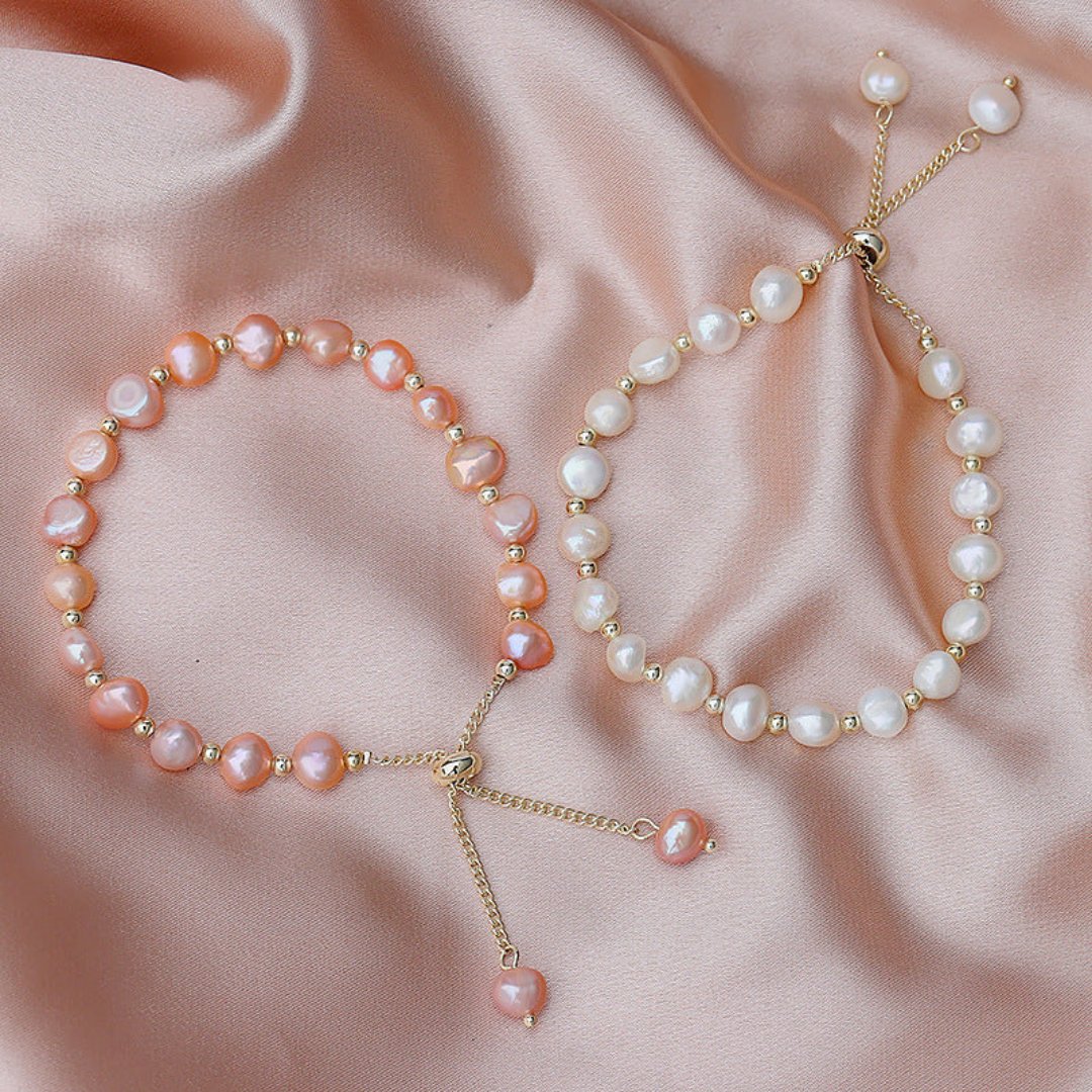 Elegant Natural Pearl Bracelet - Bracelets - Pretland | Spiritual Crystals & Jewelry