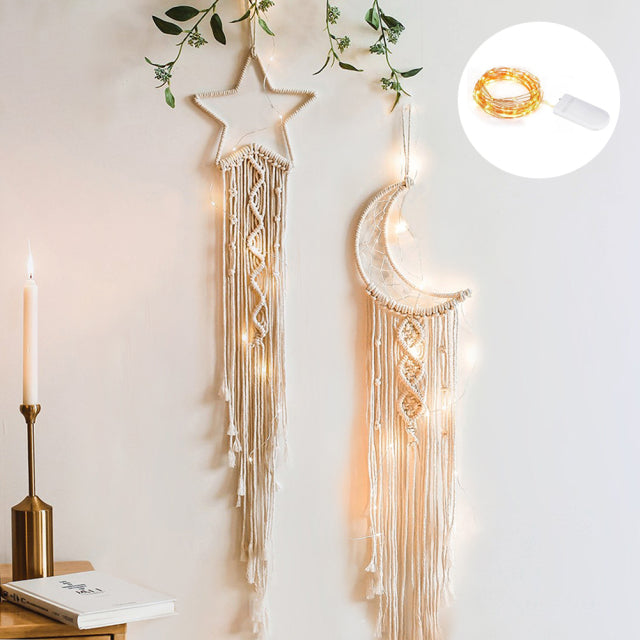 Crescent Moon Chic Dreamcatcher - Gifts - Pretland | Spiritual Crystals & Jewelry