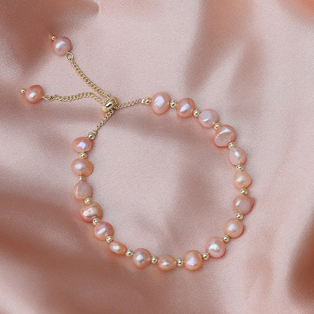 Elegant Natural Pearl Bracelet - Bracelets - Pretland | Spiritual Crystals & Jewelry