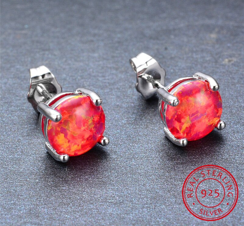Spiritual Fire Opal Sterling Silver Set - Bundles - Pretland | Spiritual Crystals & Jewelry