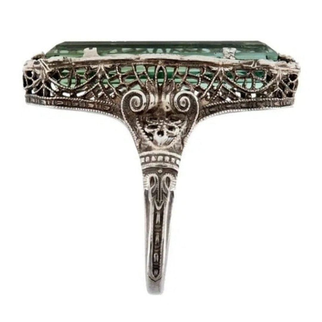Vintage Style Cubic Zirconia Ring - Rings - Pretland | Spiritual Crystals & Jewelry