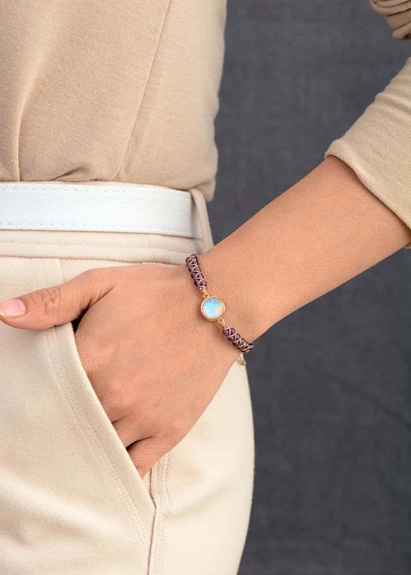 Deep Opal Bracelet - Bracelets - Pretland | Spiritual Crystals & Jewelry