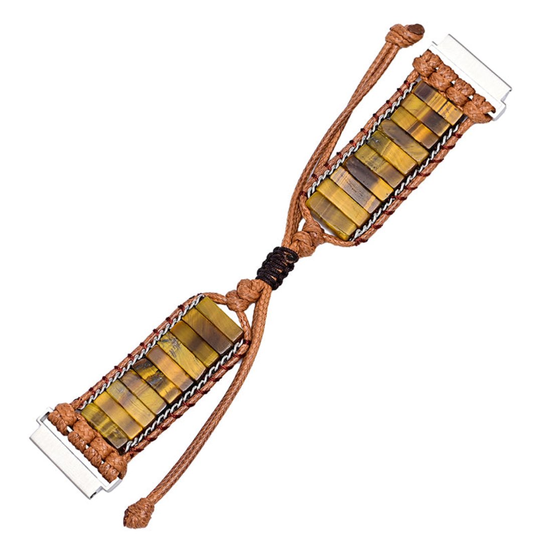 Natural Tiger Eye Samsung Watch Strap - Samsung Watch Straps - Pretland | Spiritual Crystals & Jewelry