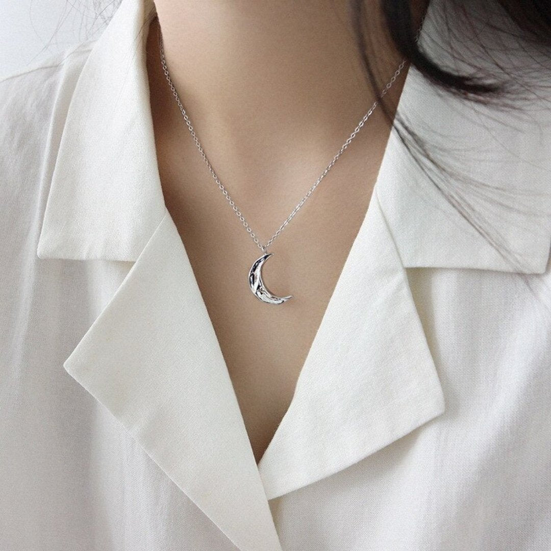 Arabella 925 Sterling Silver Necklace - Silver - Necklaces - Pretland | Spiritual Crystals & Jewelry