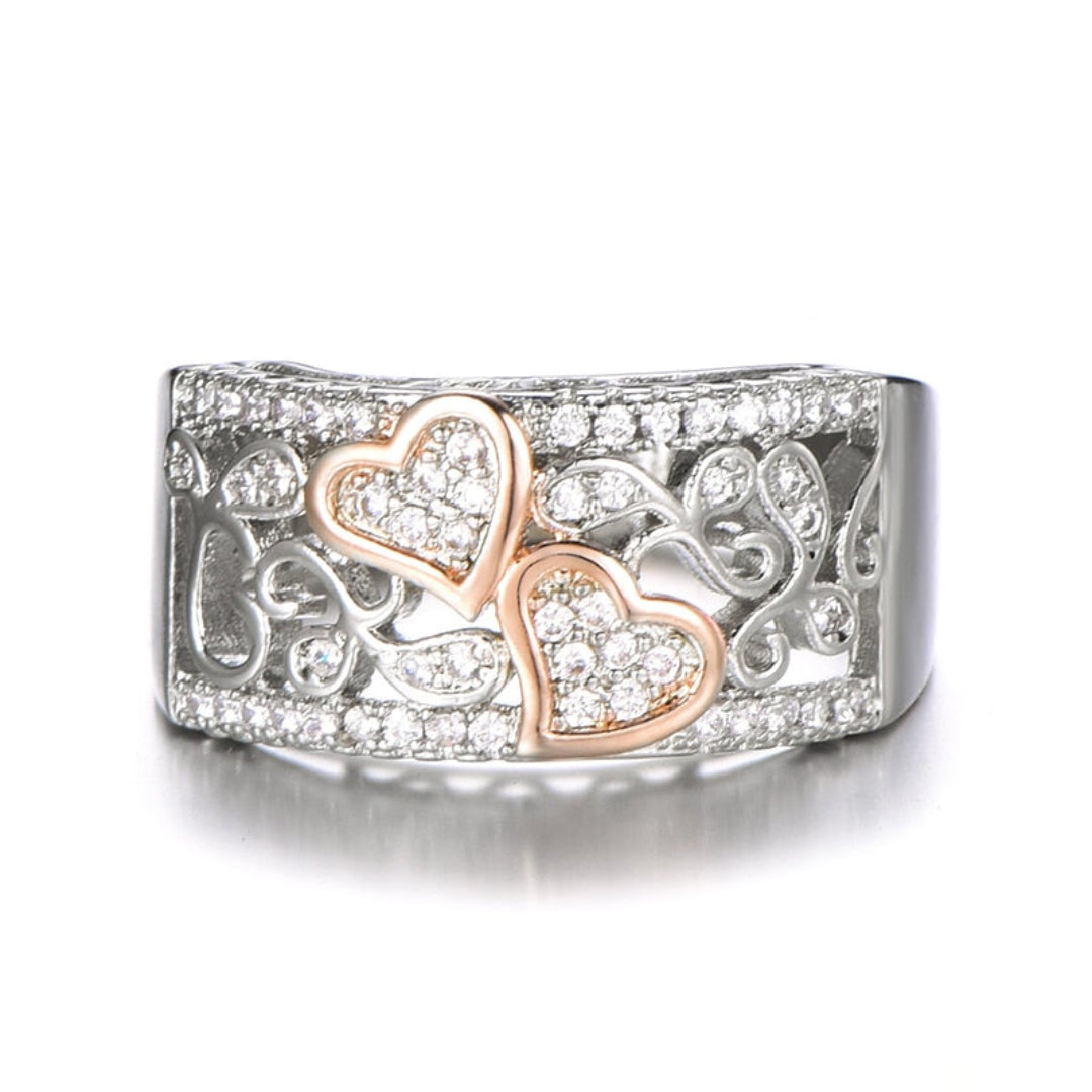 Love Zirconia 925 Sterling Silver Ring - Rings - Pretland | Spiritual Crystals & Jewelry
