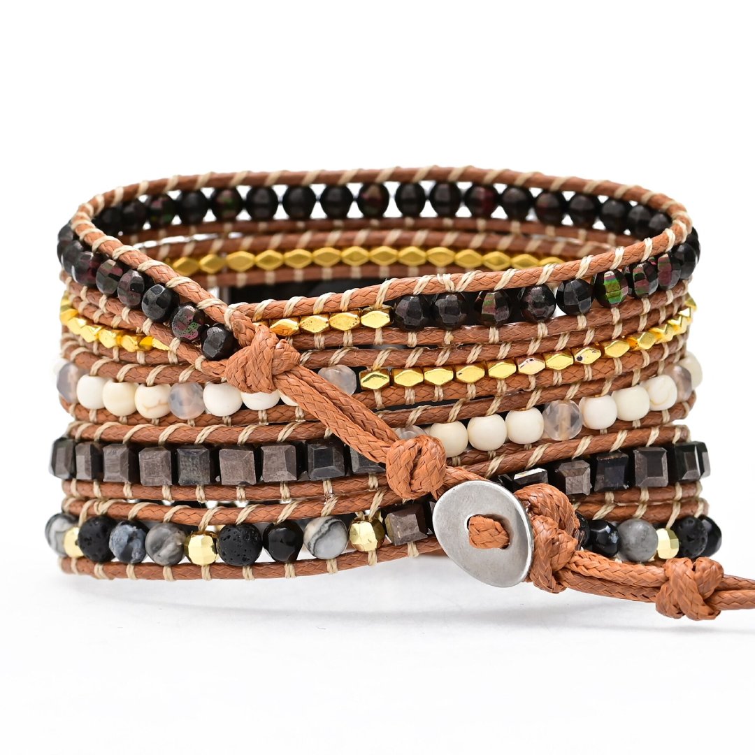 Retro Natural Onyx Apple Watch Strap - Apple Watch Straps - Pretland | Spiritual Crystals & Jewelry