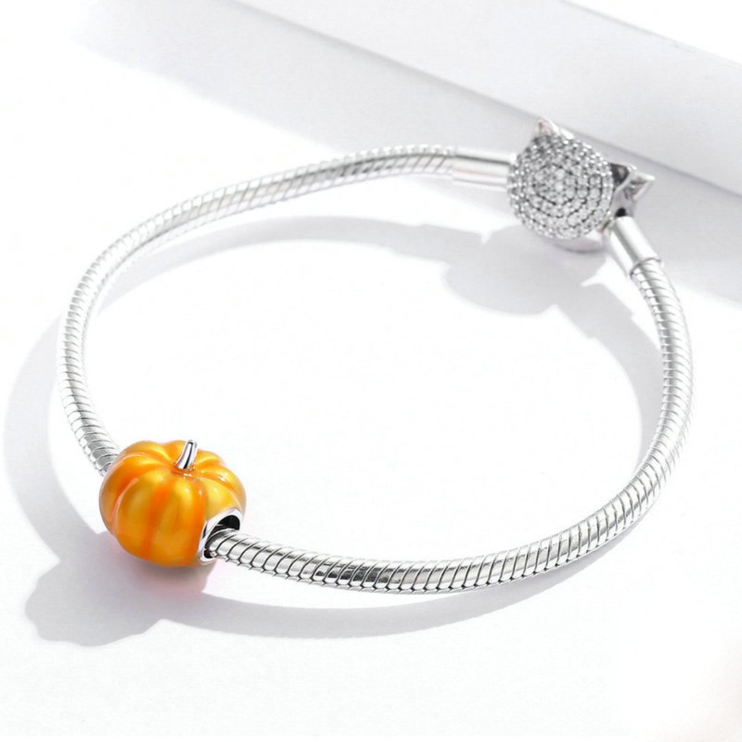 Gotic Pumpkin 925 Sterling Silver Pendant - Pendants - Pretland | Spiritual Crystals & Jewelry