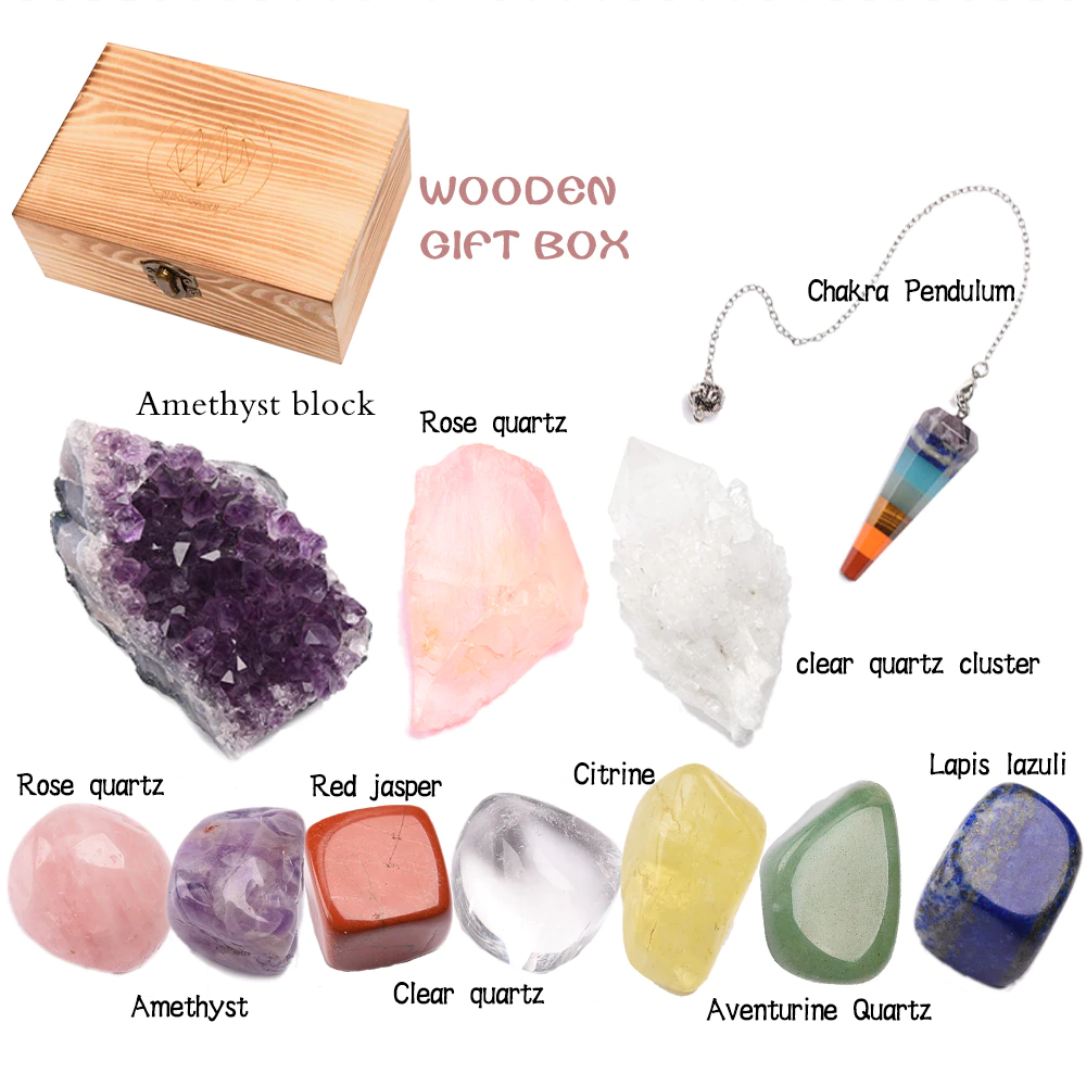 Premium Spiritual Stone Set - Natural Stones - Pretland | Spiritual Crystals & Jewelry