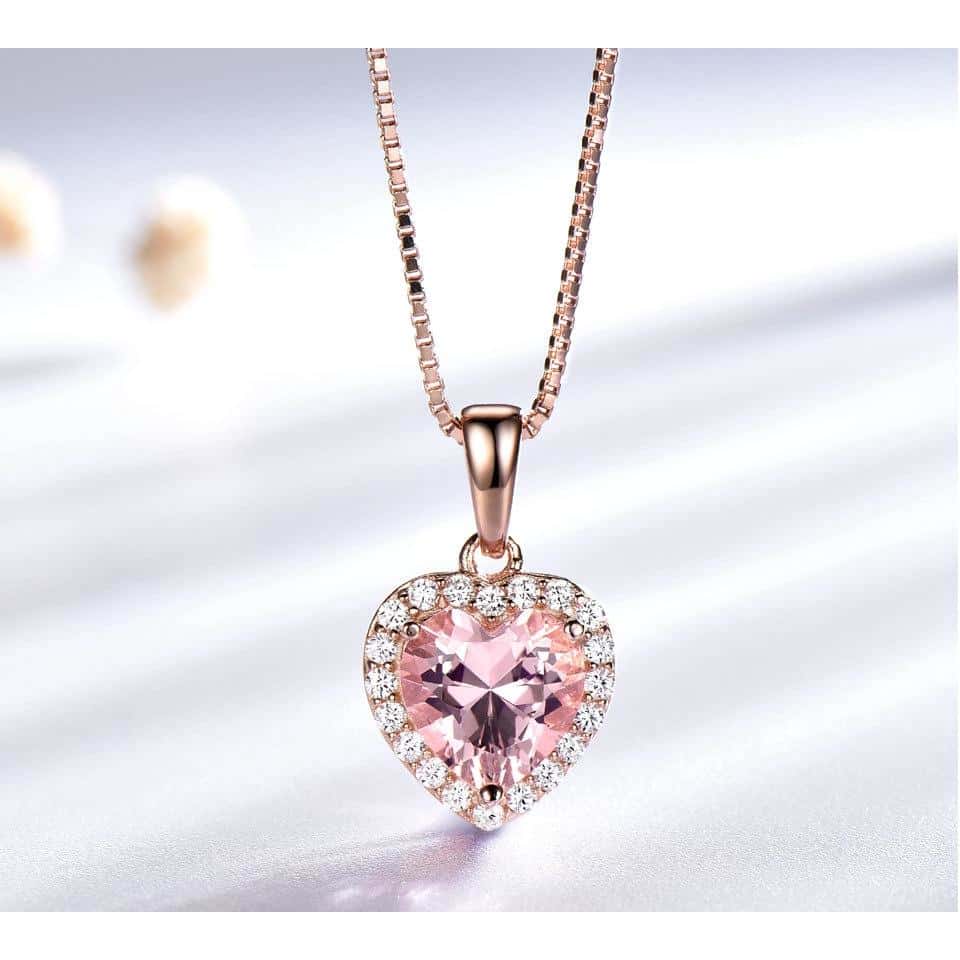 Elegant Morganite Sterling Silver Set - Bundles - Pretland | Spiritual Crystals & Jewelry