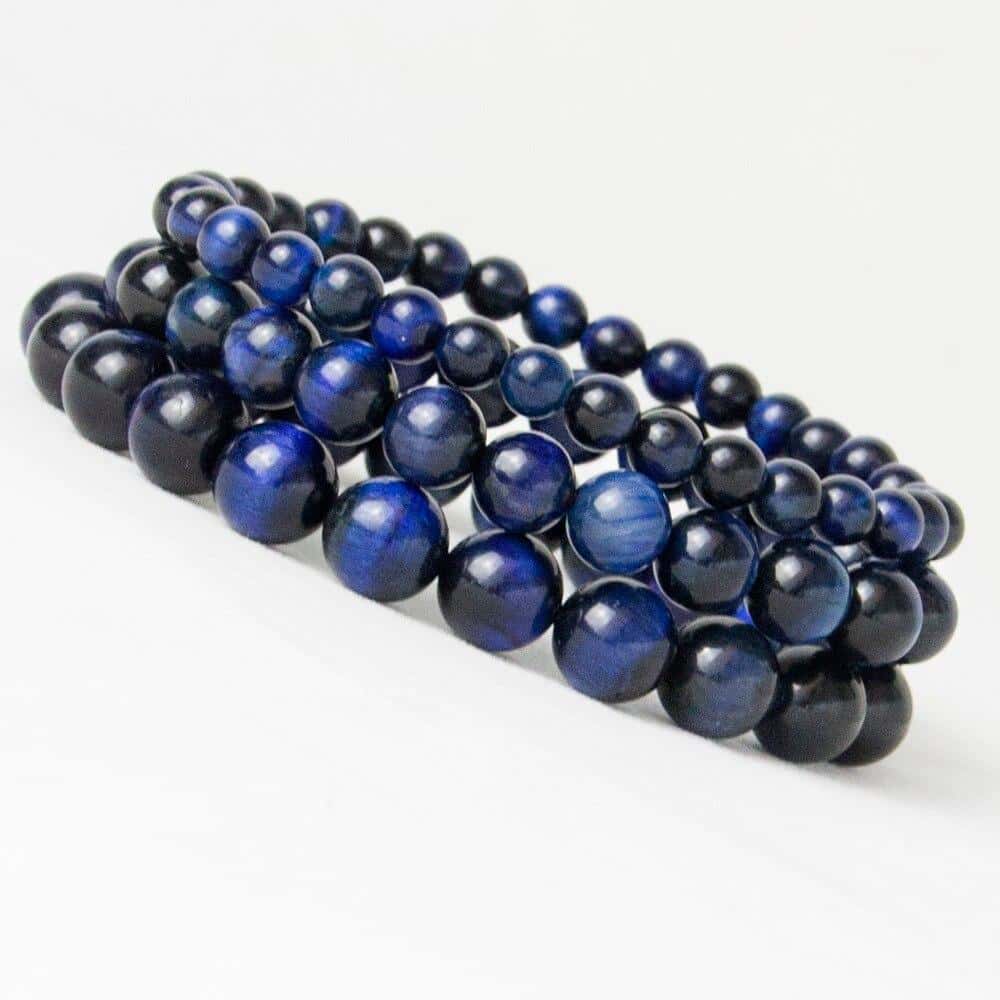 Night Blue Tiger Eye Bracelet - Bracelets - Pretland | Spiritual Crystals & Jewelry