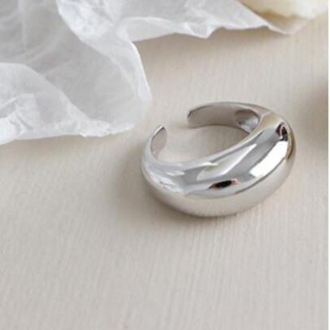 Syllo 925 Sterling Silver Adjustable Ring - Silver - Rings - Pretland | Spiritual Crystals & Jewelry