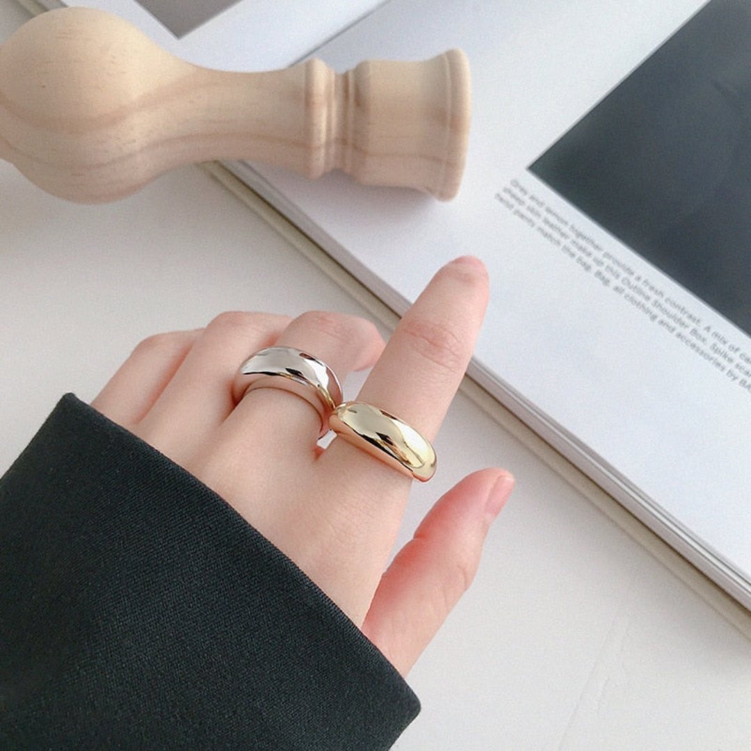 Syllo 925 Sterling Silver Adjustable Ring - Rings - Pretland | Spiritual Crystals & Jewelry