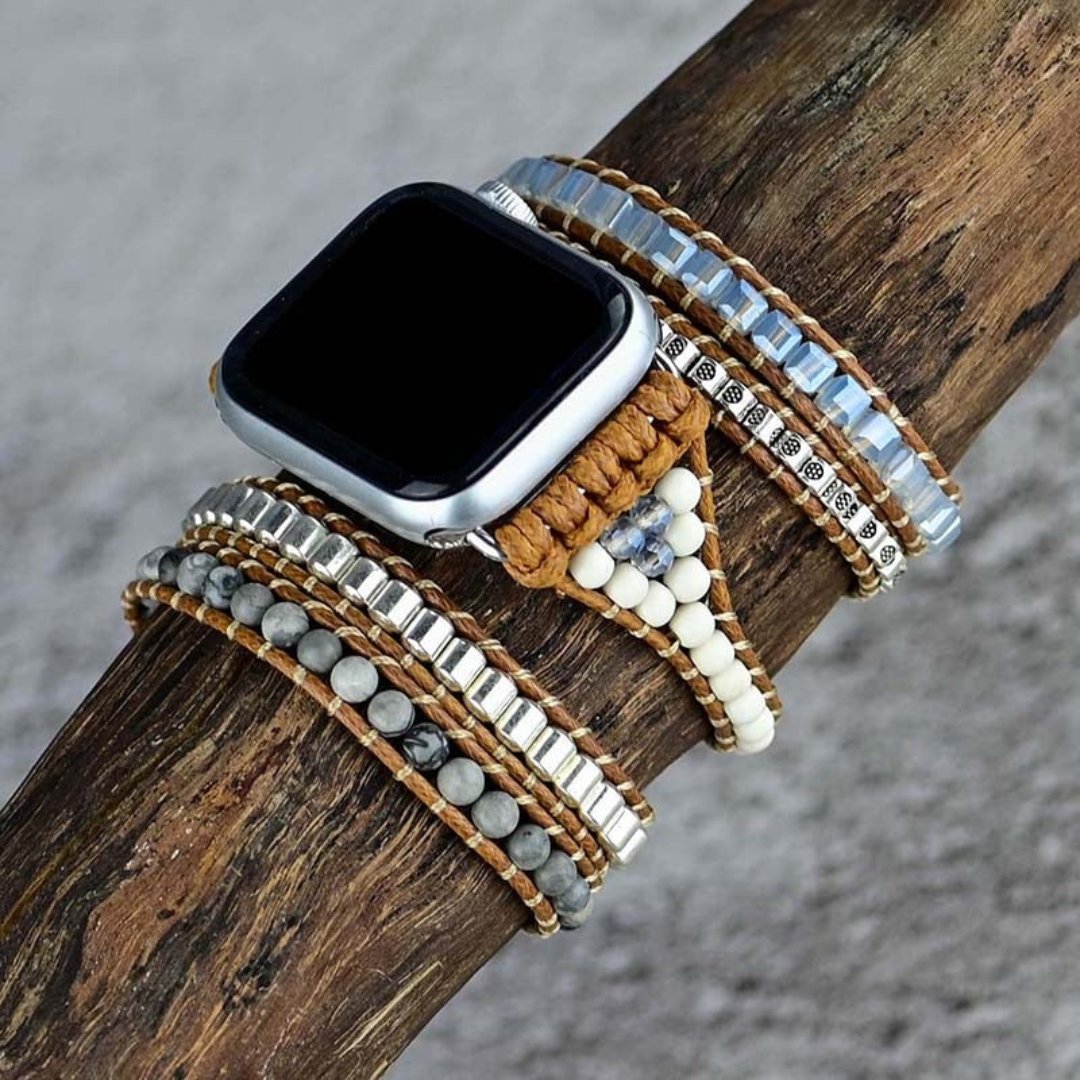 Charming Howlite Apple Watch Strap - Apple Watch Straps - Pretland | Spiritual Crystals & Jewelry