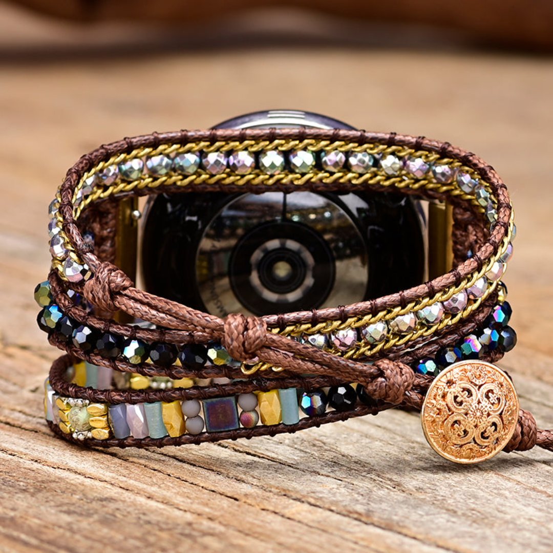 Retro Natural Stone Samsung Watch Strap - Samsung Watch Straps - Pretland | Spiritual Crystals & Jewelry