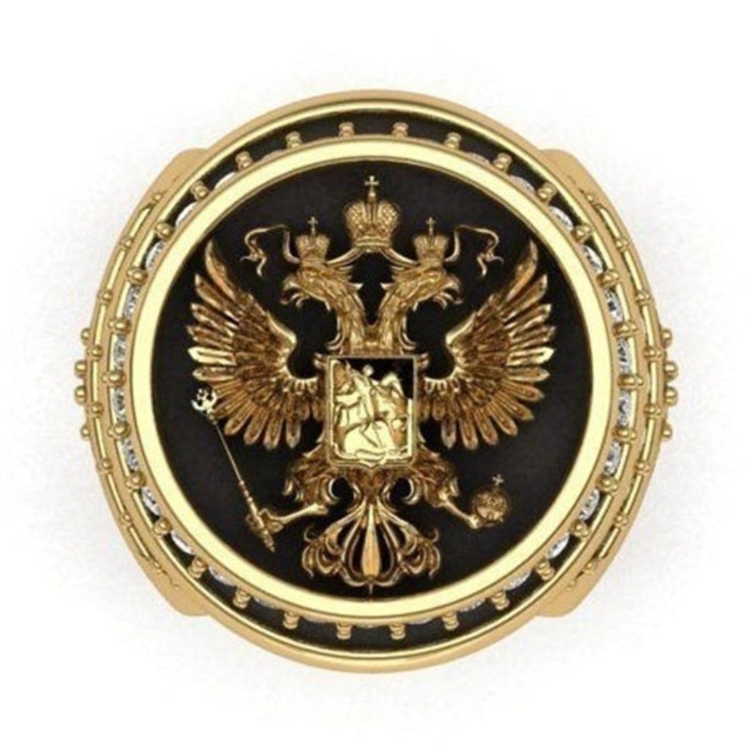 Enchanting Double Headed Eagle Zirconia Ring - Rings - Pretland | Spiritual Crystals & Jewelry