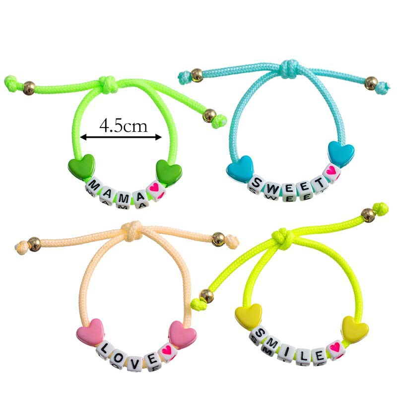 Luminous Words Beads Adjustable Bracelets Set - Bracelets - Pretland | Spiritual Crystals & Jewelry