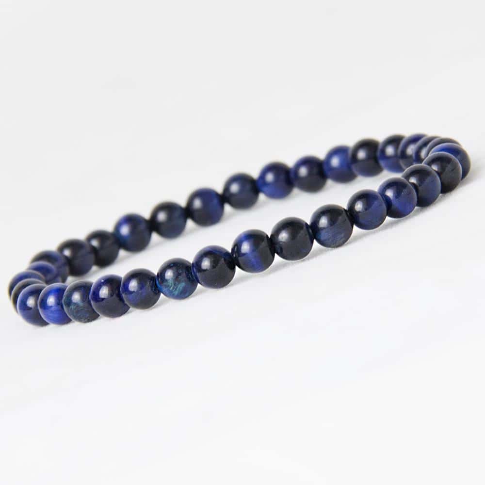 Night Blue Tiger Eye Bracelet - Bracelets - Pretland | Spiritual Crystals & Jewelry