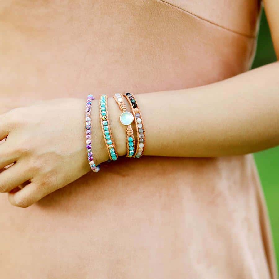 Dreamy Opal Bracelet - Wrap Bracelets - Pretland | Spiritual Crystals & Jewelry
