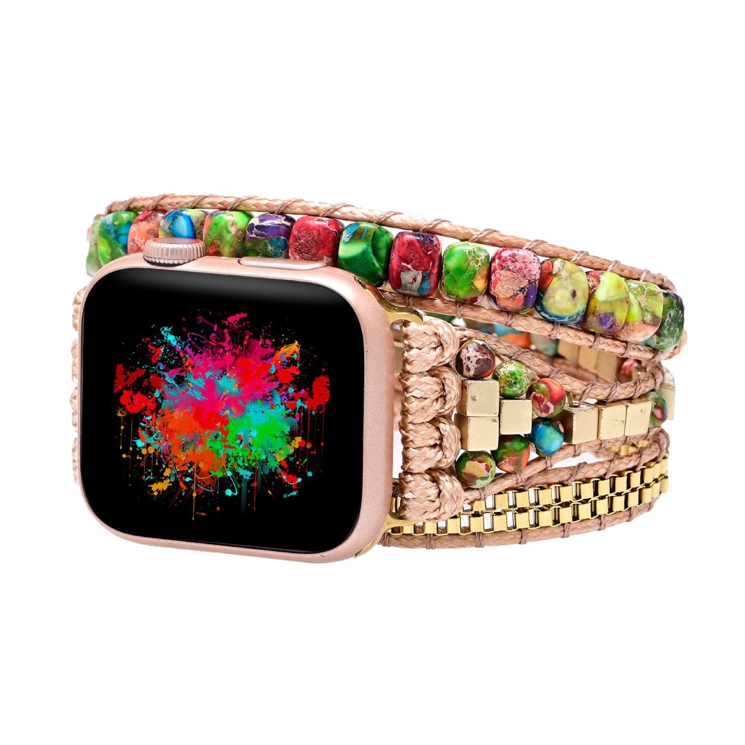 Trendy Colourful Emperor Apple Watch Strap - Apple Watch Straps - Pretland | Spiritual Crystals & Jewelry