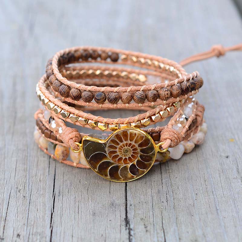 Sunstone Energy & Protection Bracelet - Wrap Bracelets - Pretland | Spiritual Crystals & Jewelry